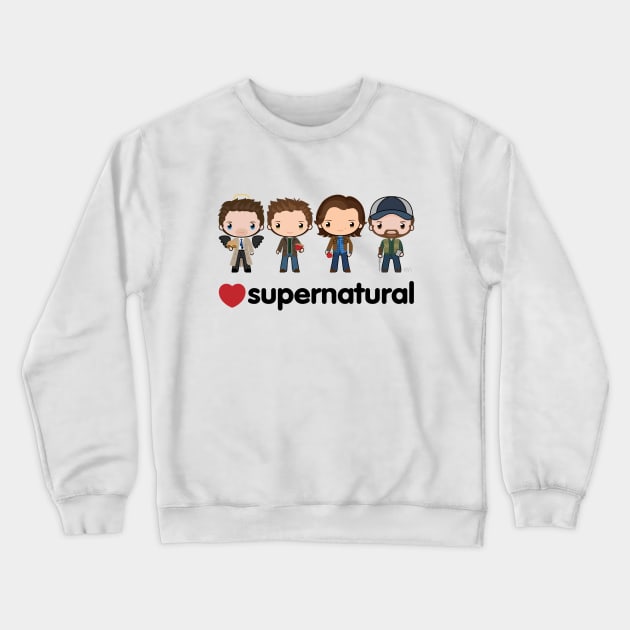 Love Supernatural 2 Crewneck Sweatshirt by KYi